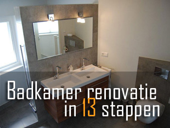 Badkamer renovatie in 13 stappen