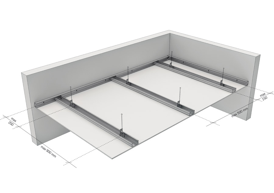 Ter Haar Techniek | Badkamer renovatie in 13 stappen.  Plafond verlagen.